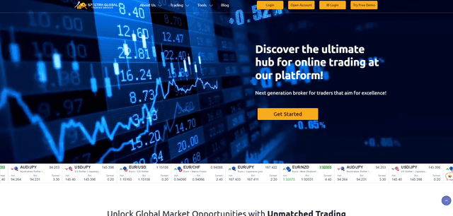 Spectra Global Website